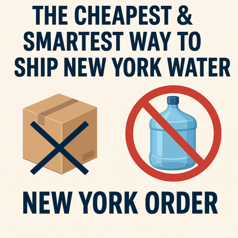 Read more about the article The Cheapest & Smartest Way to Ship New York Water (Without Shipping It at All)